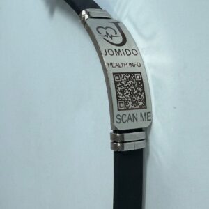 QR-Code CardioMed-Infoband schwarz